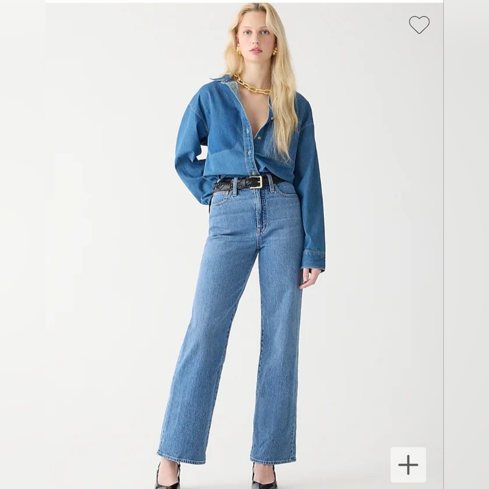 NWT Jcrew Slim Wide Leg Denim